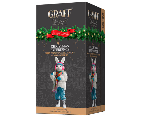 Зеленый чай Graff Christmas experience в саше 20х1,5 г