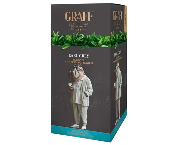 Черный чай Graff Earl Grey в саше 20х1,8 г