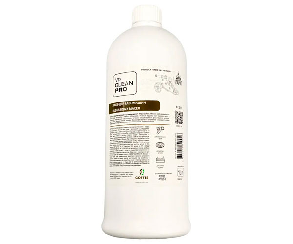 Жидкость для очистки от кофейных масел VD Coffee Clean PRO 1 л