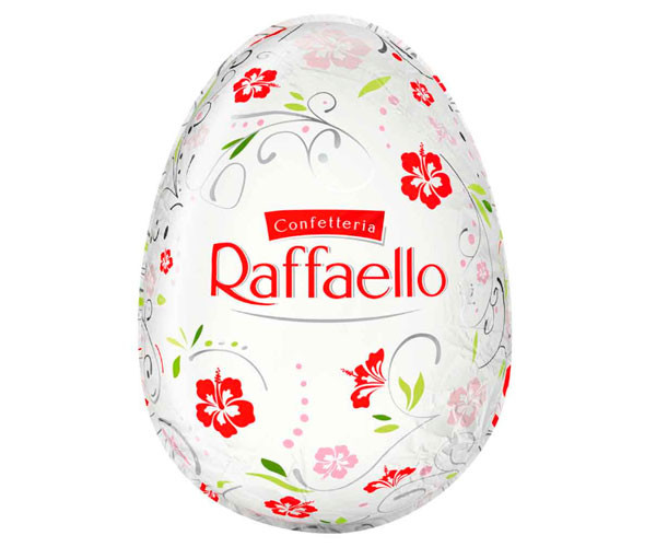 Шоколадное яйцо Raffaello Пасхальное 100 г фото