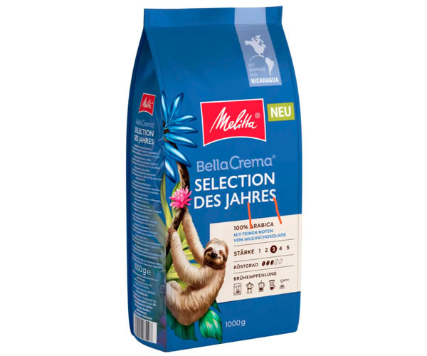Кофе Melitta BellaCrema Selection des Jahres Nicaragua в зернах 1 кг фото