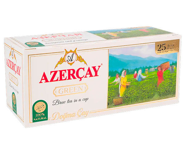 Зеленый чай Azercay Classic в пакетиках 25х2 г