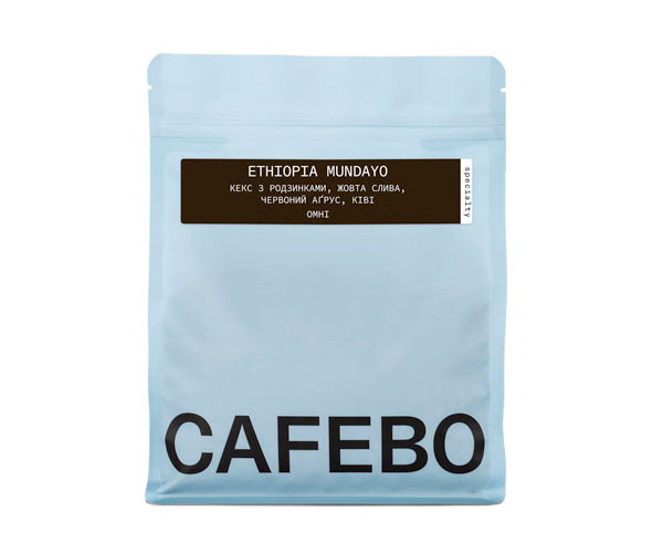 Кофе CafeBoutique Ethiopia Mundayo omni в зернах 250 г