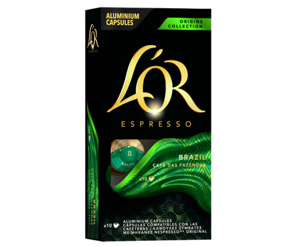 Кофе в капсулах L'OR Espresso Brazil №8 Nespresso - 10 шт