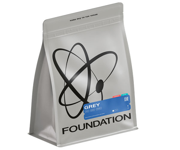 Кофе Foundation Grey в зернах 1 кг