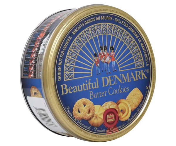 Печенье Jacobsens Beautiful Denmark Tin Blue 150 г