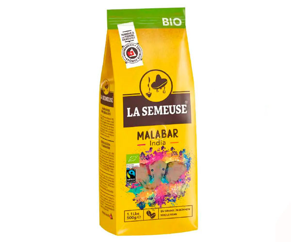 Кофе La Semeuse Malabar India BIO в зернах 500 г