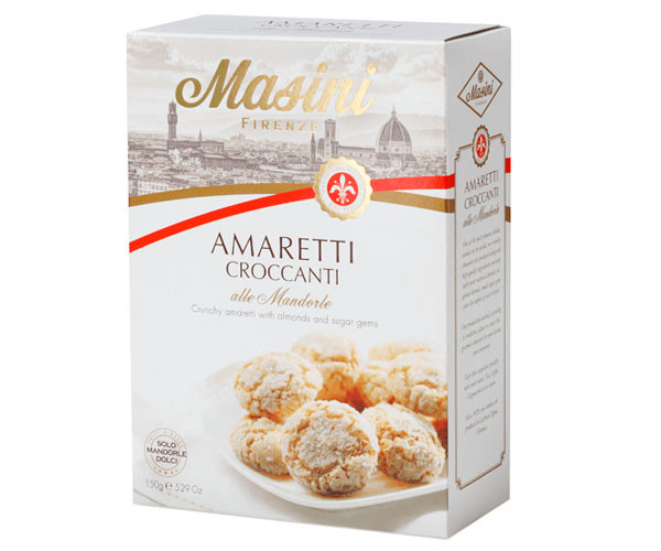 Печенье Masini Amaretti Croccanti alle Mandorlе 150 г