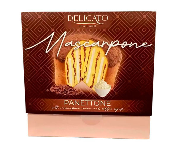 Десерт панеттоне Delicato Italiano с кофейным кремом и маскарпоне 750 г