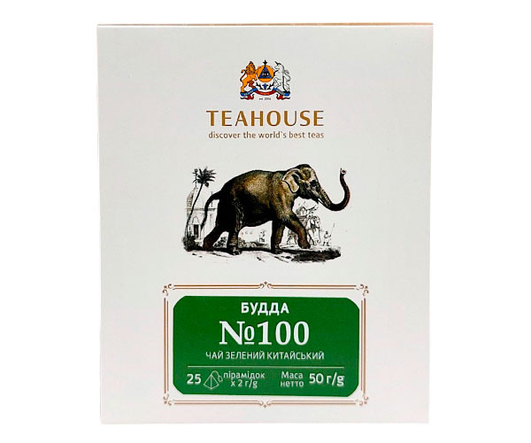 Зеленый чай Тeahouse №100 Будда в пирамидках 25х2 г