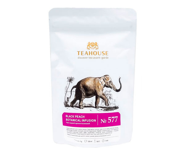 Черный чай Teahouse №577 Black Peach botanical infusion 50 г