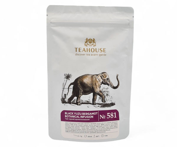 Черный чай Teahouse №581 Black Yuzu Bergamot botanical infusion 50 г