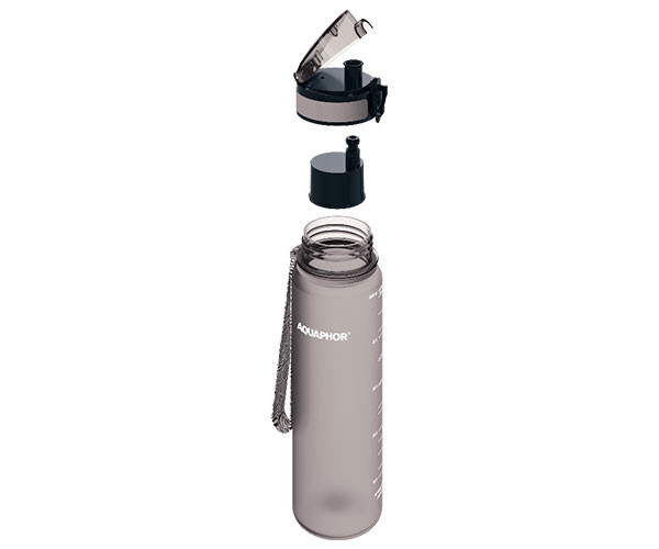 Фильтр-бутылка Aquaphor City grey 500 мл фото