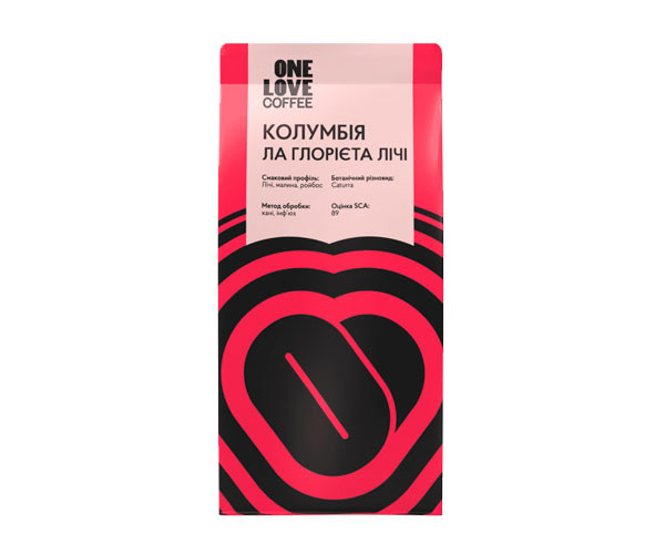 Кофе ONE LOVE Colombia La Glorieta Lychee filter в зернах 250 г