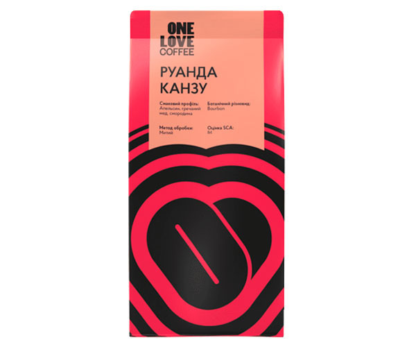 Кофе ONE LOVE Rwanda Kanzu espresso в зернах 1 кг