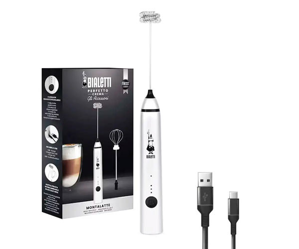 Электрический вспениватель молока Bialetti Whipper PRO Silver фото