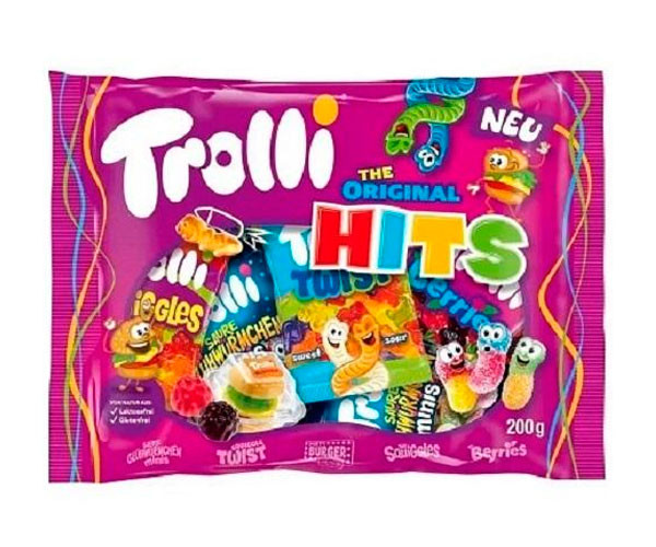 Конфеты желейные Trolli The Original HITS 200 г