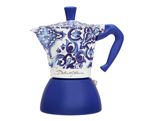Гейзерная кофеварка Bialetti х Dolce & Gabbana Blu Mediterraneo Moka Induction на 6 чашек 270 мл