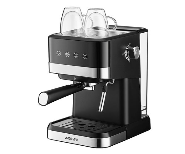 Кофеварка Ardesto YCM-E1700 серебристо-черная цена