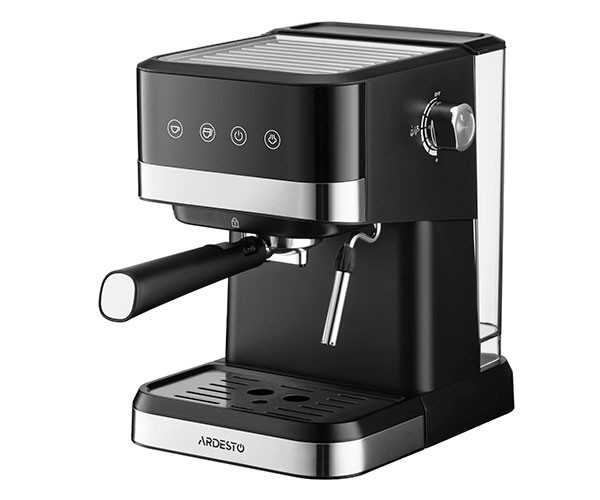 Кофеварка Ardesto YCM-E1700 серебристо-черная фото