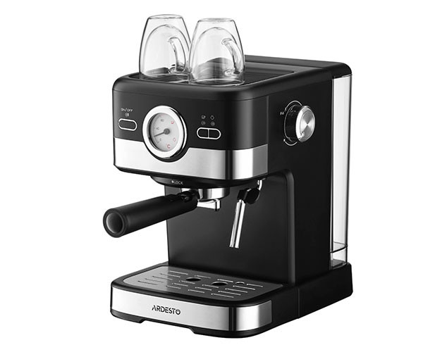 Кофеварка Ardesto YCM-E16B серебристо-черная цена