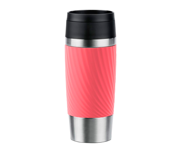 Термокружка Tefal Travel Mug Classic Twist коралловая 360 мл
