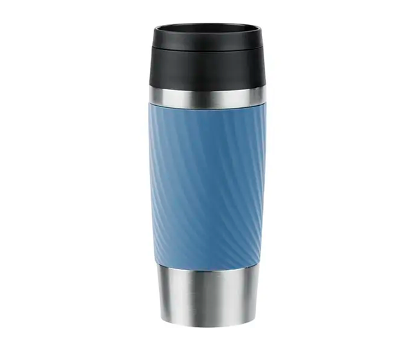 Термокружка Tefal Travel Mug Classic Twist голубая 360 мл