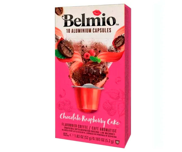 Кофе в капсулах Belmio Nespresso Chocolate Raspberry Cake 10 шт