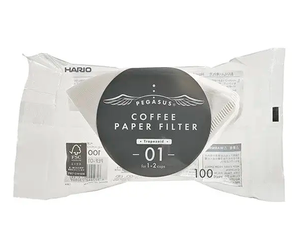 Бумажные фильтры Hario Pegasus Coffee Paper Filter 01