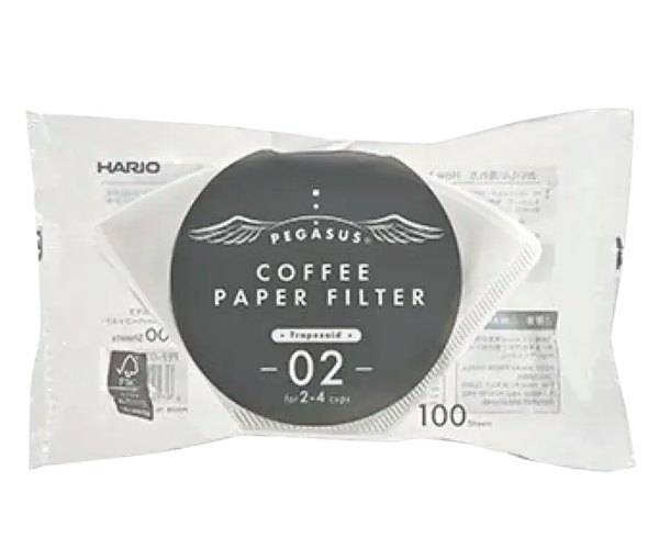 Бумажные фильтры Hario Pegasus Coffee Paper Filter 02