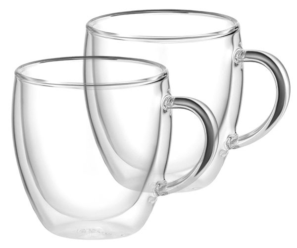 Набор чашек с ручками и двойными стенками Ardesto AR2618BH 2 шт 180 мл