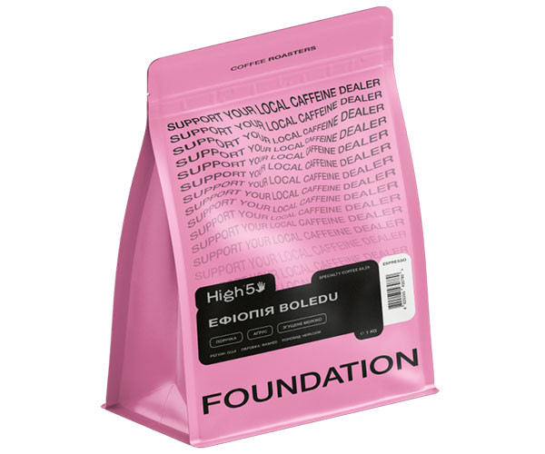 Кофе High5 Ethiopia Boledu espresso в зернах 1 кг