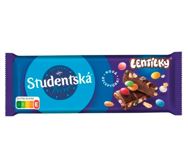 Молочный шоколад Studentska Milk Lentilky 90 г
