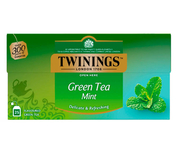 Зеленый чай Twinings Mint в пакетиках 25х2 г
