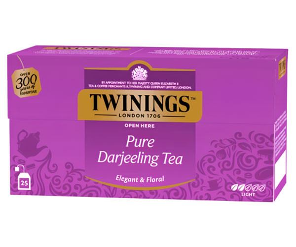 Черный чай Twinings Pure Darjeeling в пакетиках 25х2 г