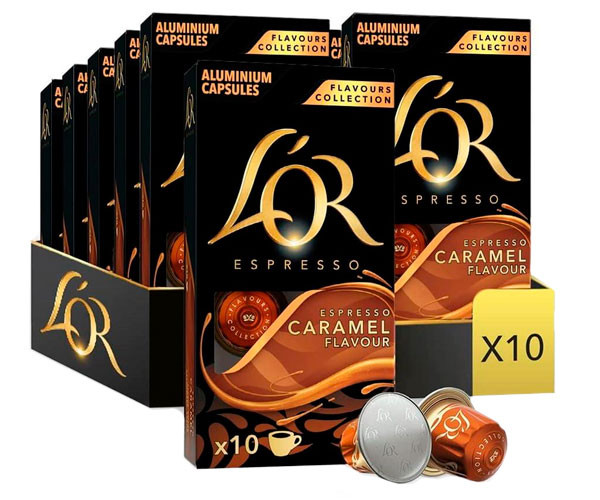 Кофе в капсулах L'OR Espresso Caramel Nespresso - 10х10 шт