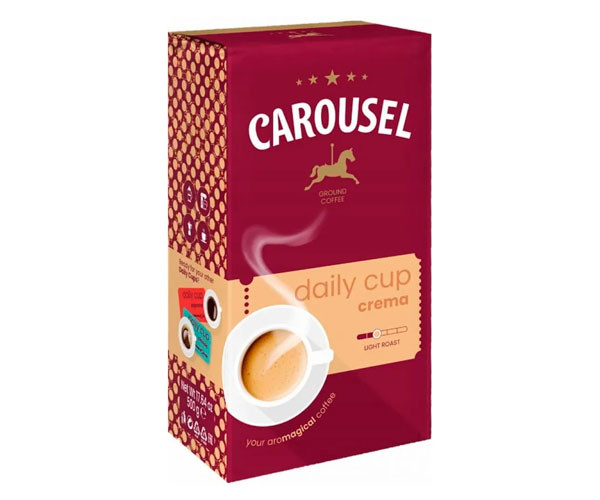Кофе Carousel Daily Cup Crema молотый 500 г