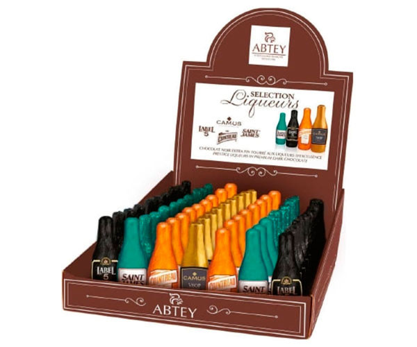 Шоколадные конфеты ABTEY 70 Bouteilles Senior Liqueur 910 г