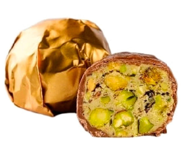 Конфеты Lux Choco Dubai с фисташкой в ​​молочном шоколаде 3 кг