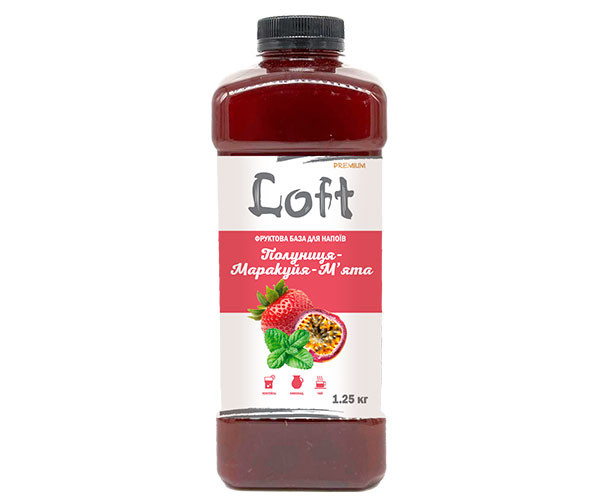 Основа для напитков Loft Клубника-Маракуйя-Мята 1,25 л