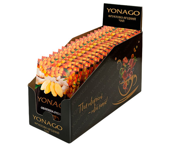 Концентрат чая YONAGO Облепиха-Имбирь 20х50 г