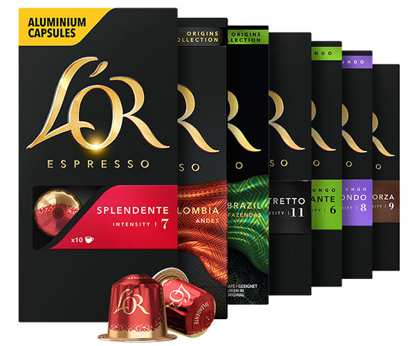 Набор кофе в капсулах L'OR Nespresso - 70 шт