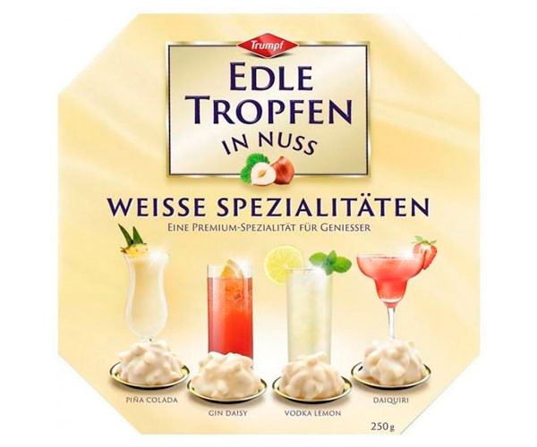 Конфеты Trumpf Edle Tropfen Weisse Spezialitaten 250 г