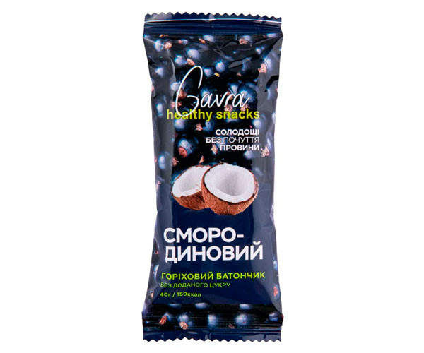 Батончик Gavra Смородиновый 40 г