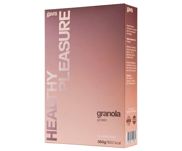 Гранола Gavra протеиновая с шоколадом 360 г