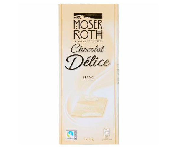 Белый шоколад Moser Roth Delice Blanc 150 г