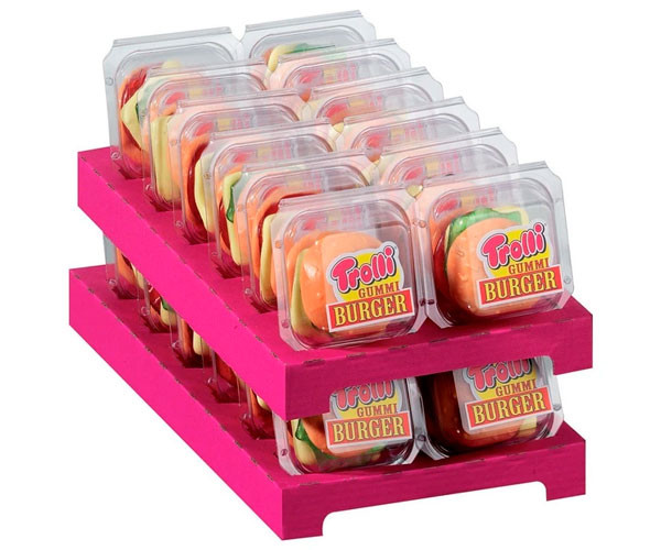 Конфеты желейные Trolli Big Burger XXL 24х50 г