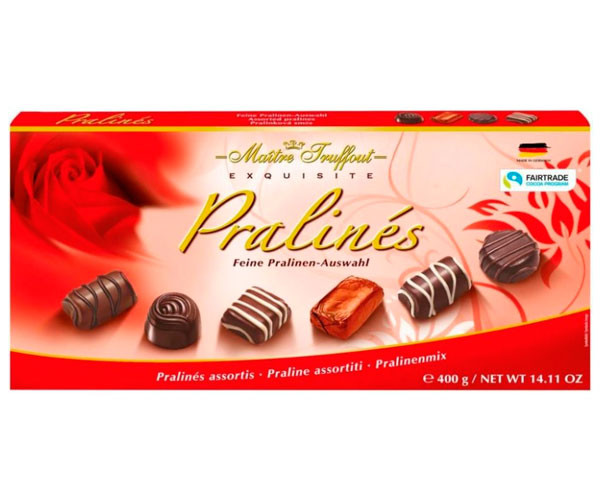 Конфеты Maitre Truffout Exquisite Pralines 400 г