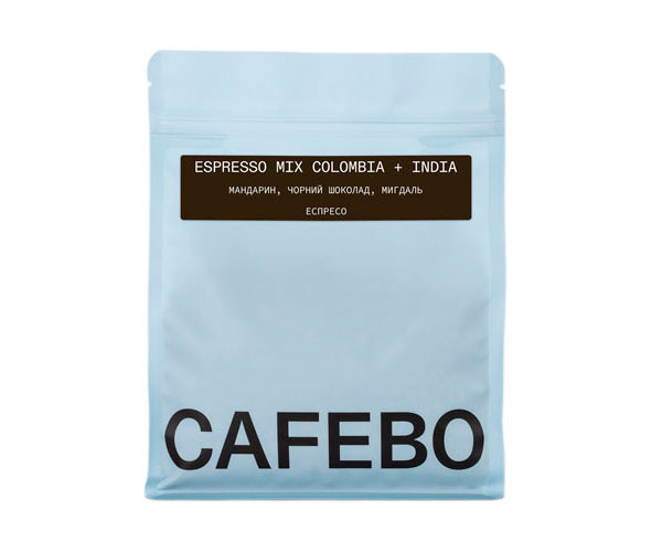 Кофе CafeBoutique Mix Colombia + India espresso в зернах 250 г