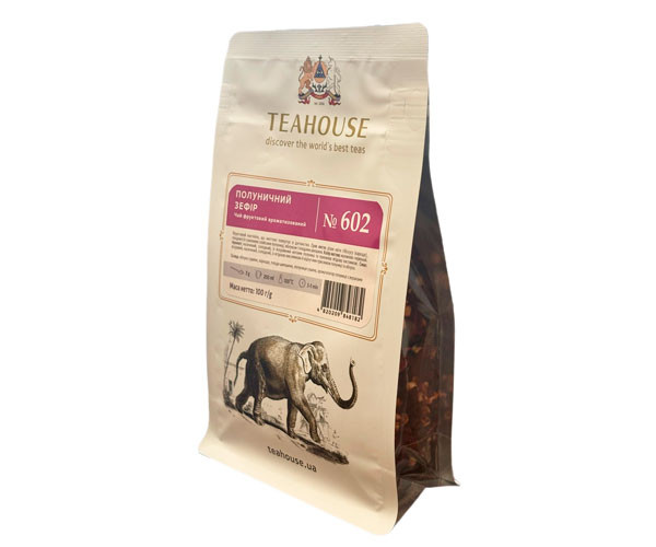 Фруктовый чай Teahouse №602 Клубничный зефир 100 г